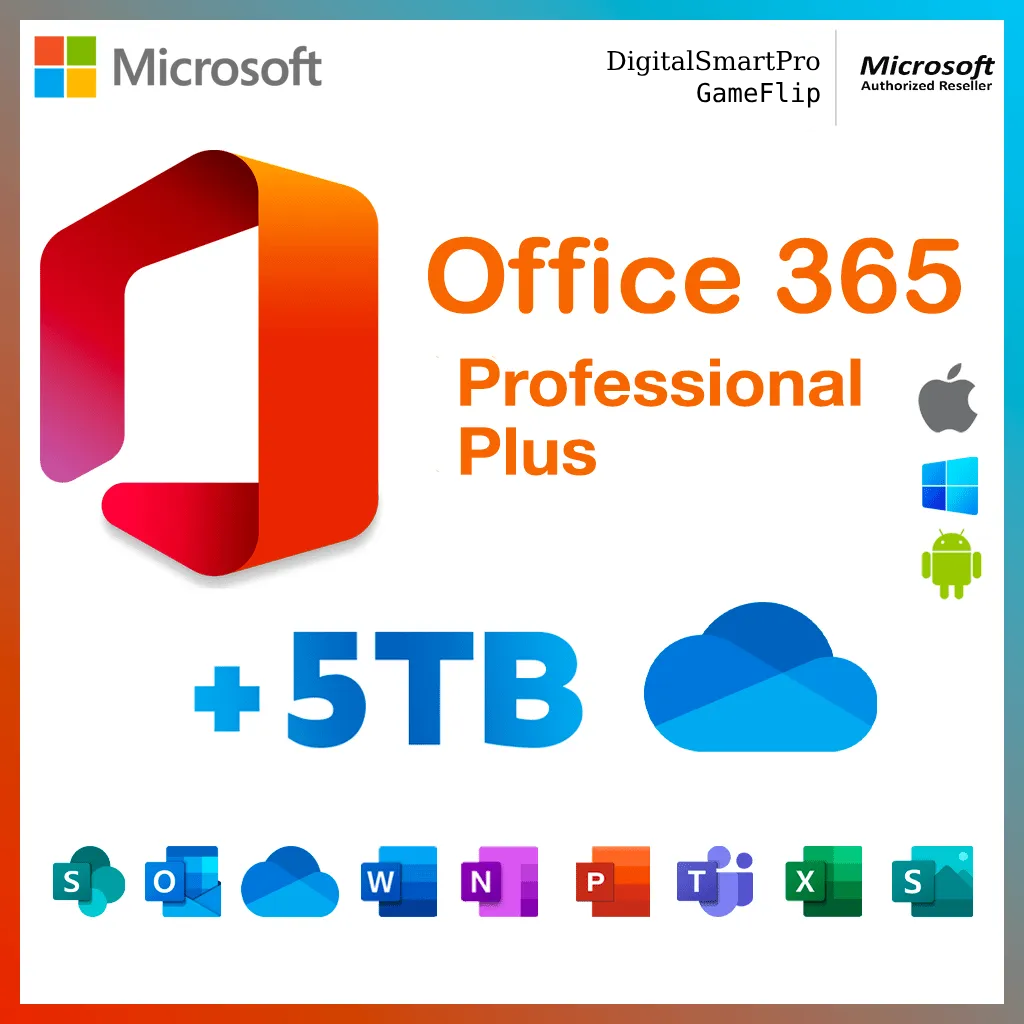 microsoft office 365 – lifetime account – 5 devices