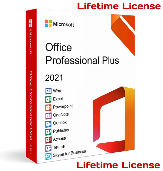 microsoft office 2021 professional plus lifetime license